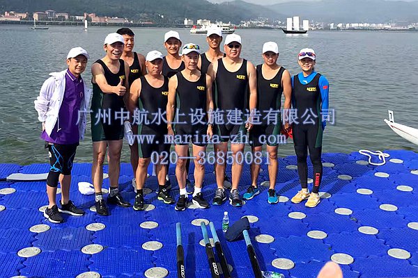 水上浮筒 水上浮動平臺 水上工程 廣州中航水上設施建造有限公司