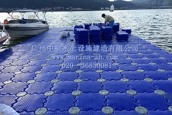 水上浮筒 水上浮動平臺 水上工程 廣州中航水上設施建造有限公司