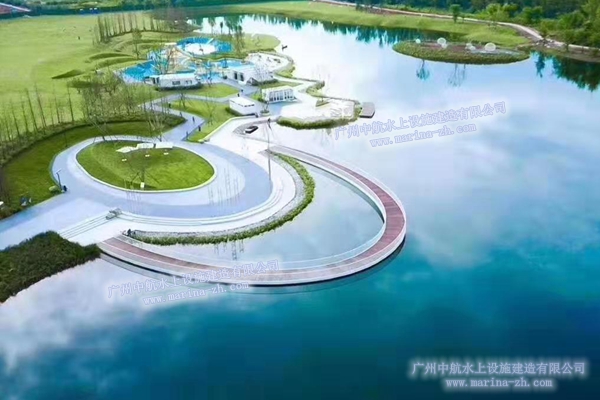 水上浮橋 邛海浮橋 浮筒橋 廣州中航水上設(shè)施建造有限公司